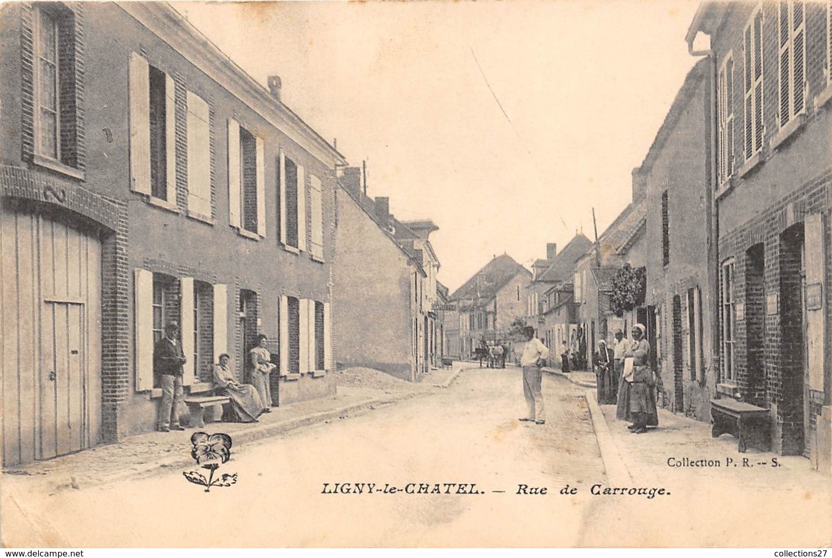 89-LIGNY-LE-CHATEL- RUE DE CARROUGE