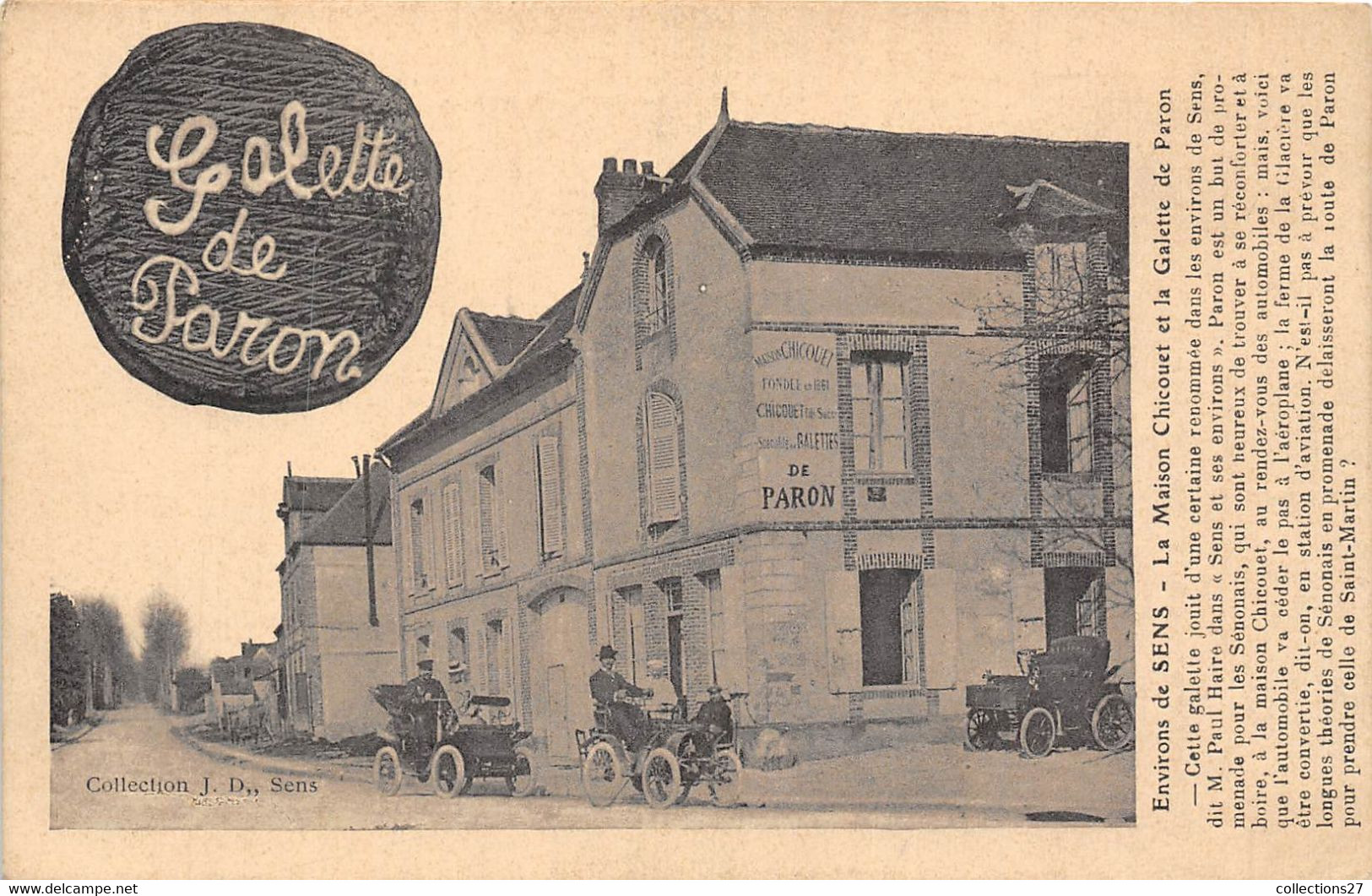 89-PARON-LA GALETTE DE PARON MAISON CHICOUET ET LA GALETE DE PARON