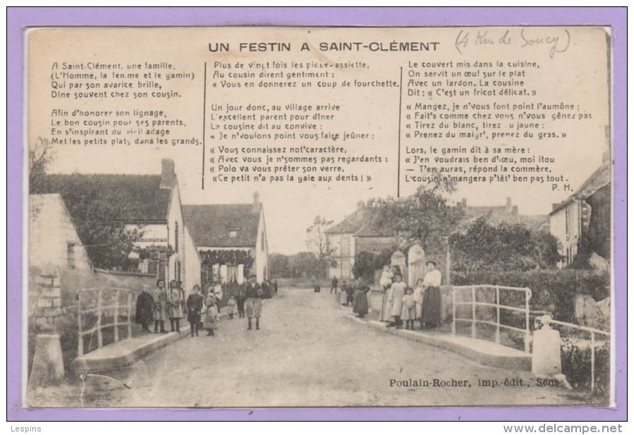 89 - SAINT CLEMENT --  Un festin