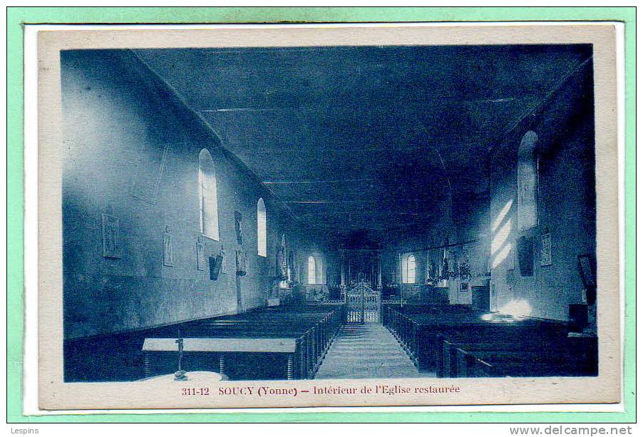 89 - SOUCY -- Intérieur de l'Eglise...