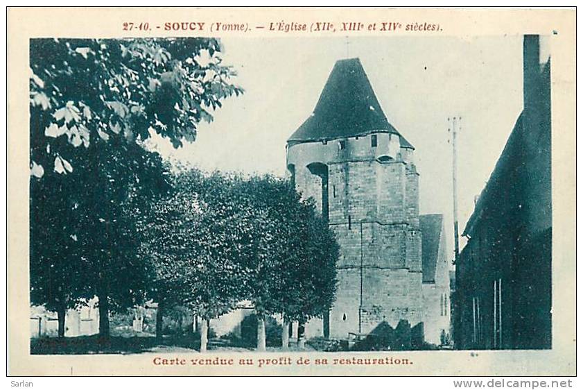 89 , SOUCY , L'église , * 121 80