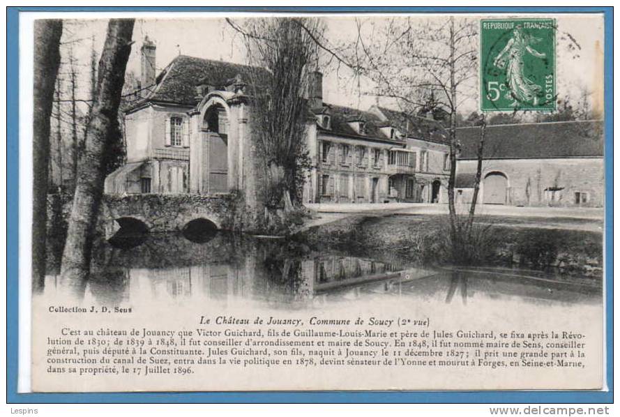 89 - SOUCY --  Le chateau de Jouancy