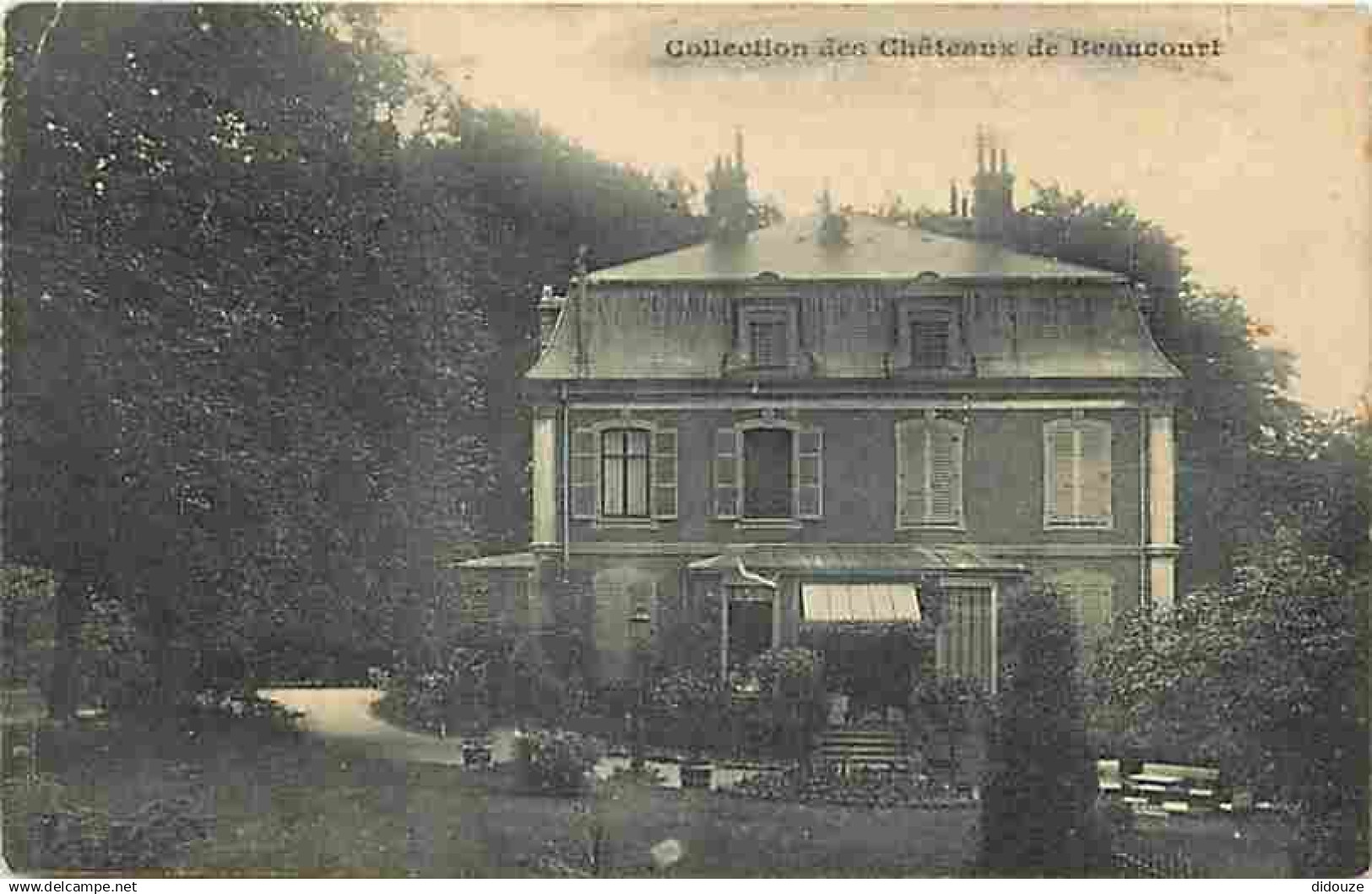 90 - Beaucourt - Collection des Chateaux de Beaucourt - Oblitération ronde de 1914 - Etat pli visible - CPA - Voir Scans