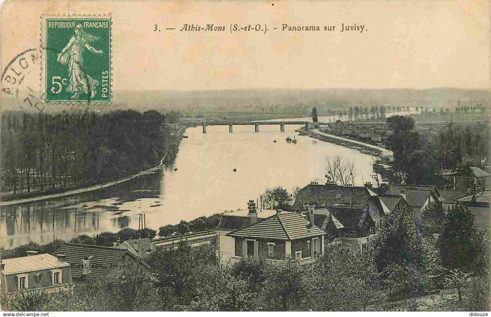 91 - Athis Mons - Panorama sur Juvisy - CPA - Voir Scans Recto-Verso