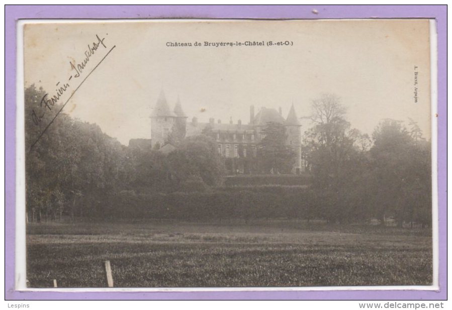 91 - BRUYERES le CHATEL -- Château