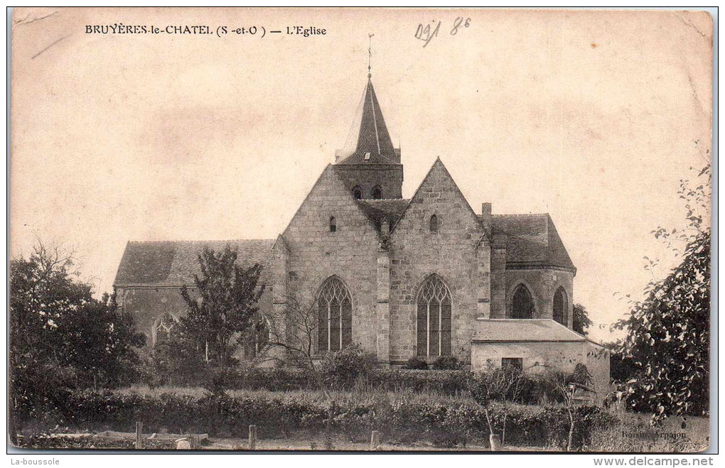 91 BRUYERES LE CHATEL - l'église