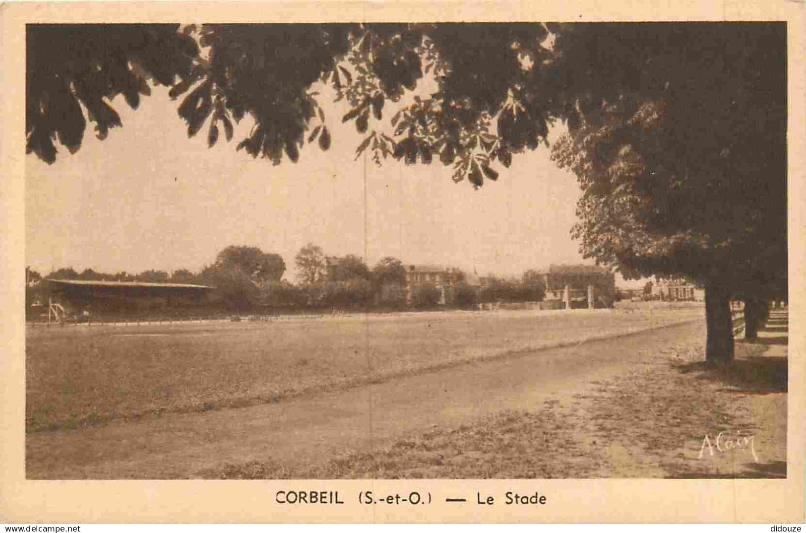 91 - Corbeil Essonnes - Le Stade - CPA - Voir Scans Recto-Verso