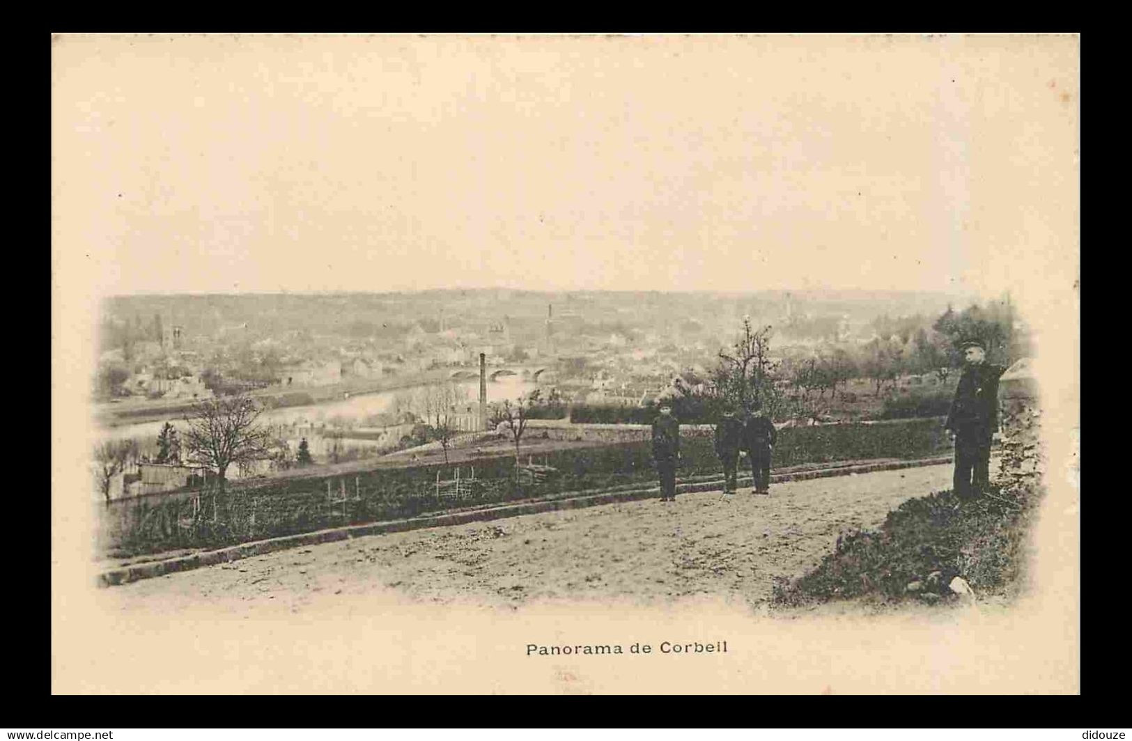 91 - Corbeil Essonnes - Panorama de Corbeil - Animée - Précurseur - CPA - Voir Scans Recto-Verso