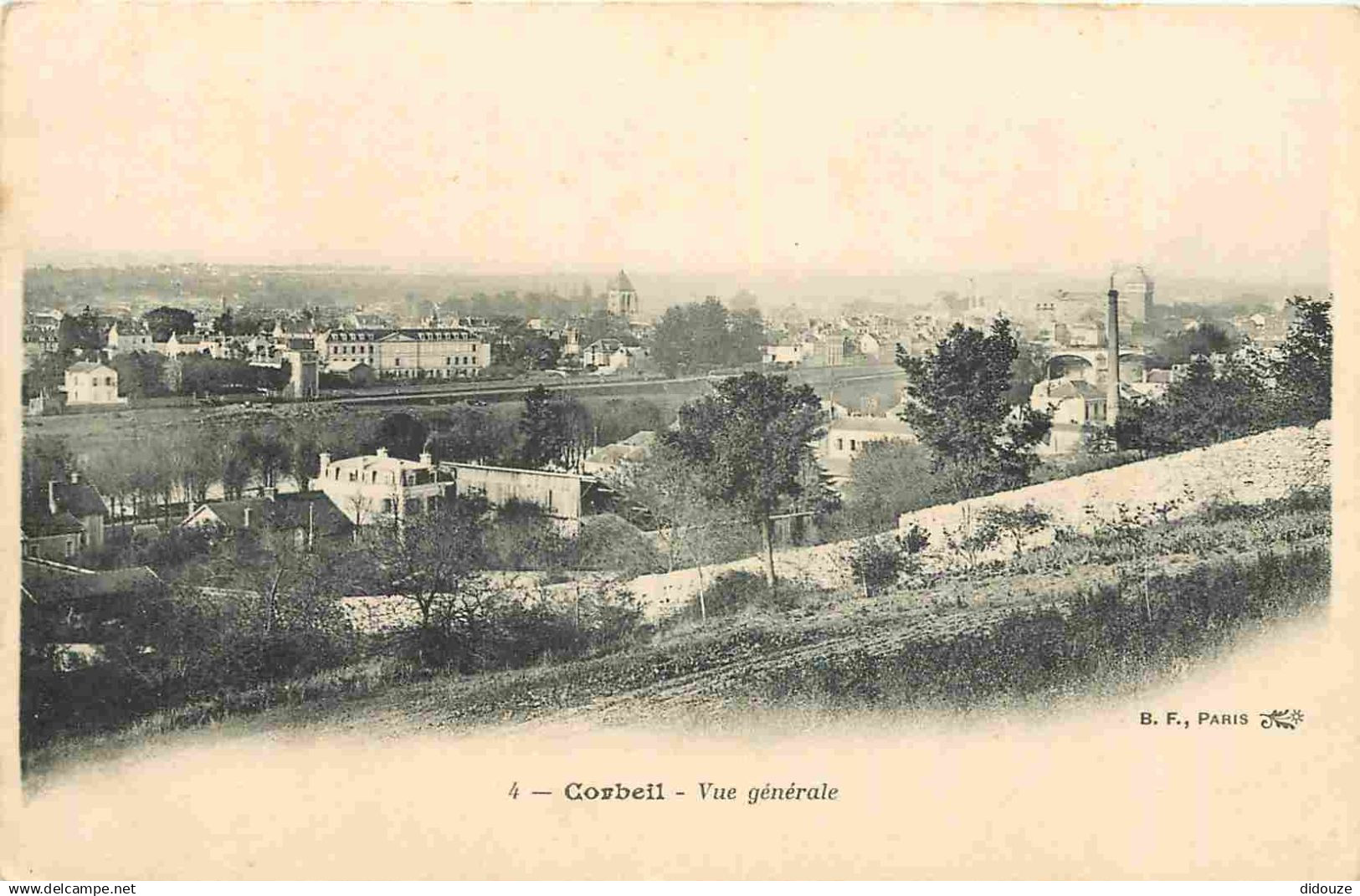 91 - Corbeil Essonnes - Vue Générale - CPA - Voir Scans Recto-Verso