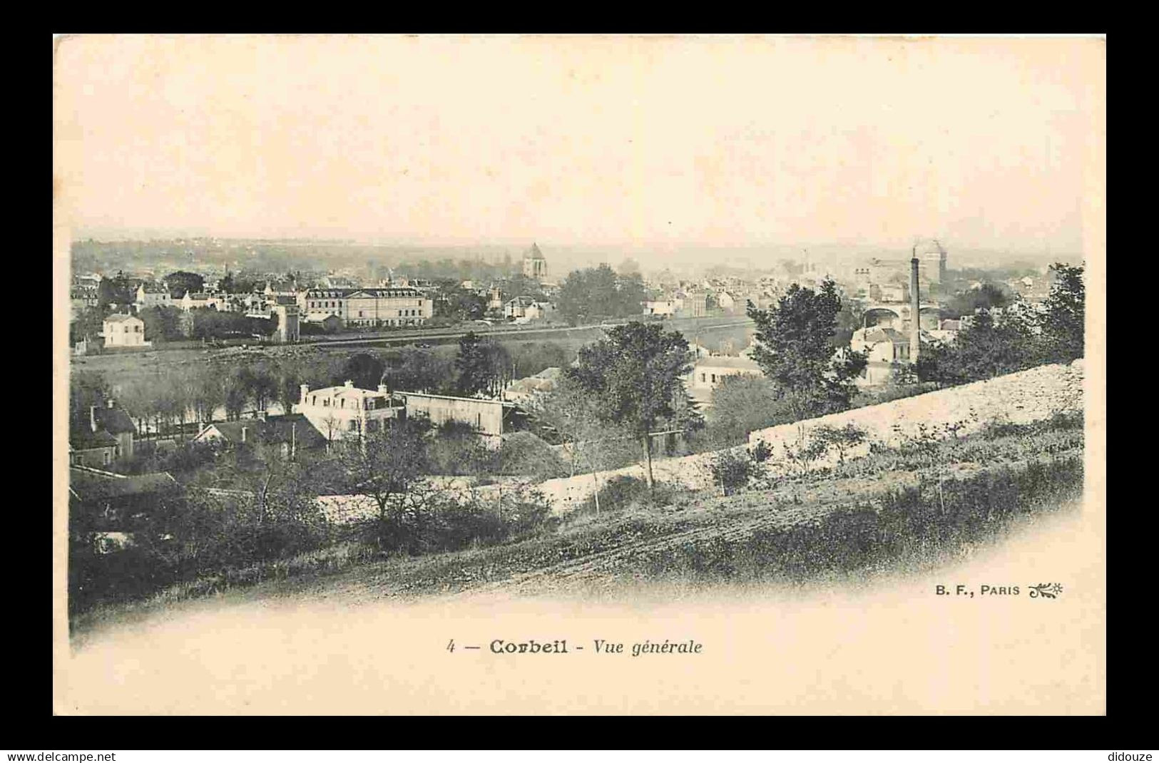 91 - Corbeil Essonnes - Vue Générale - CPA - Voir Scans Recto-Verso