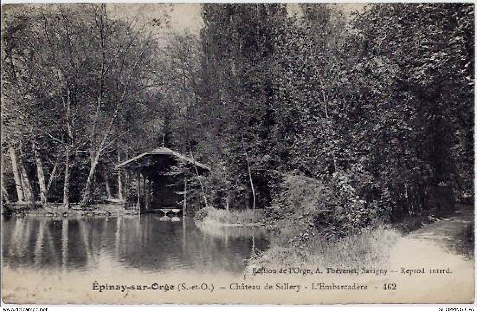 91 - Epinay-sur-orge - Château de Sillery - L'embarcadère - Voyagé - Dos divis