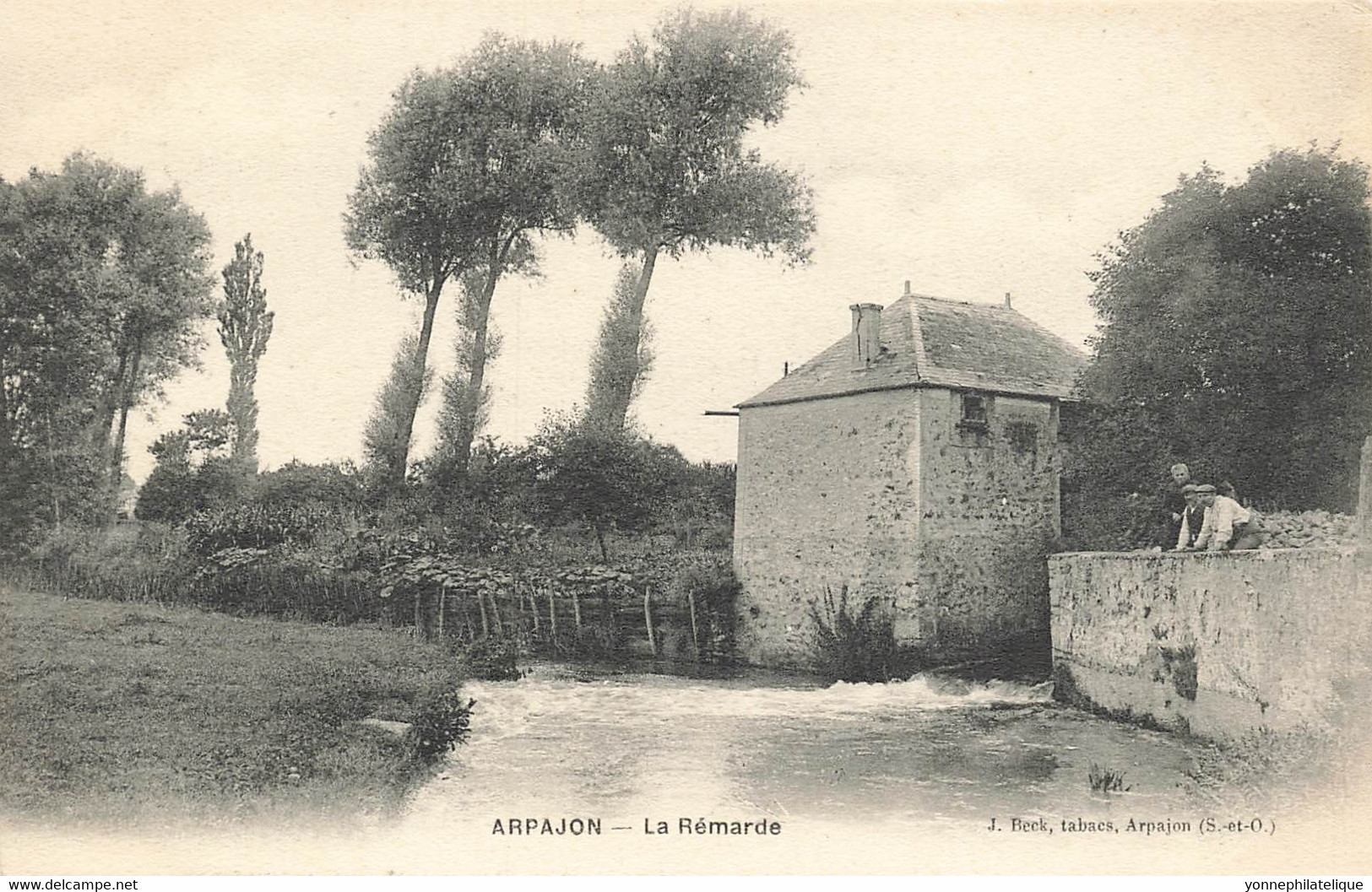 91 - ESSONNE - ARPAJON - la Rémarde - animation vers la rivière - superbe - 10089