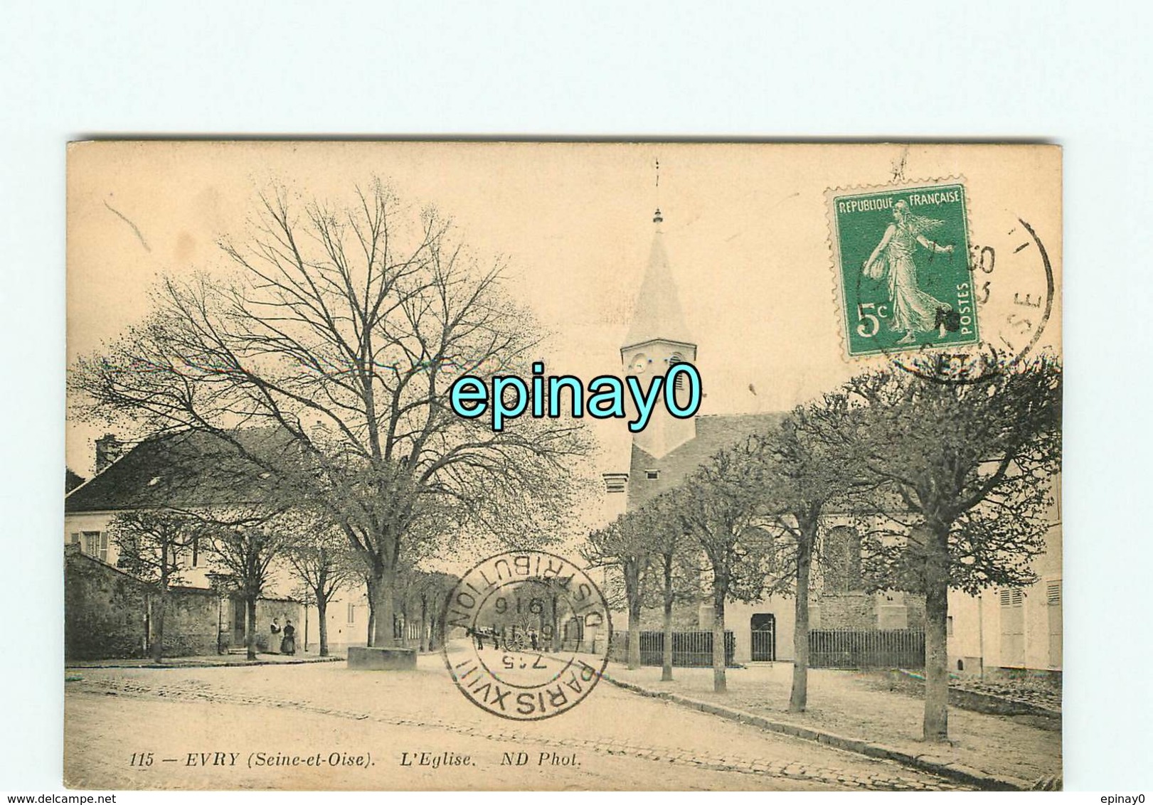 91 - EVRY - l'église