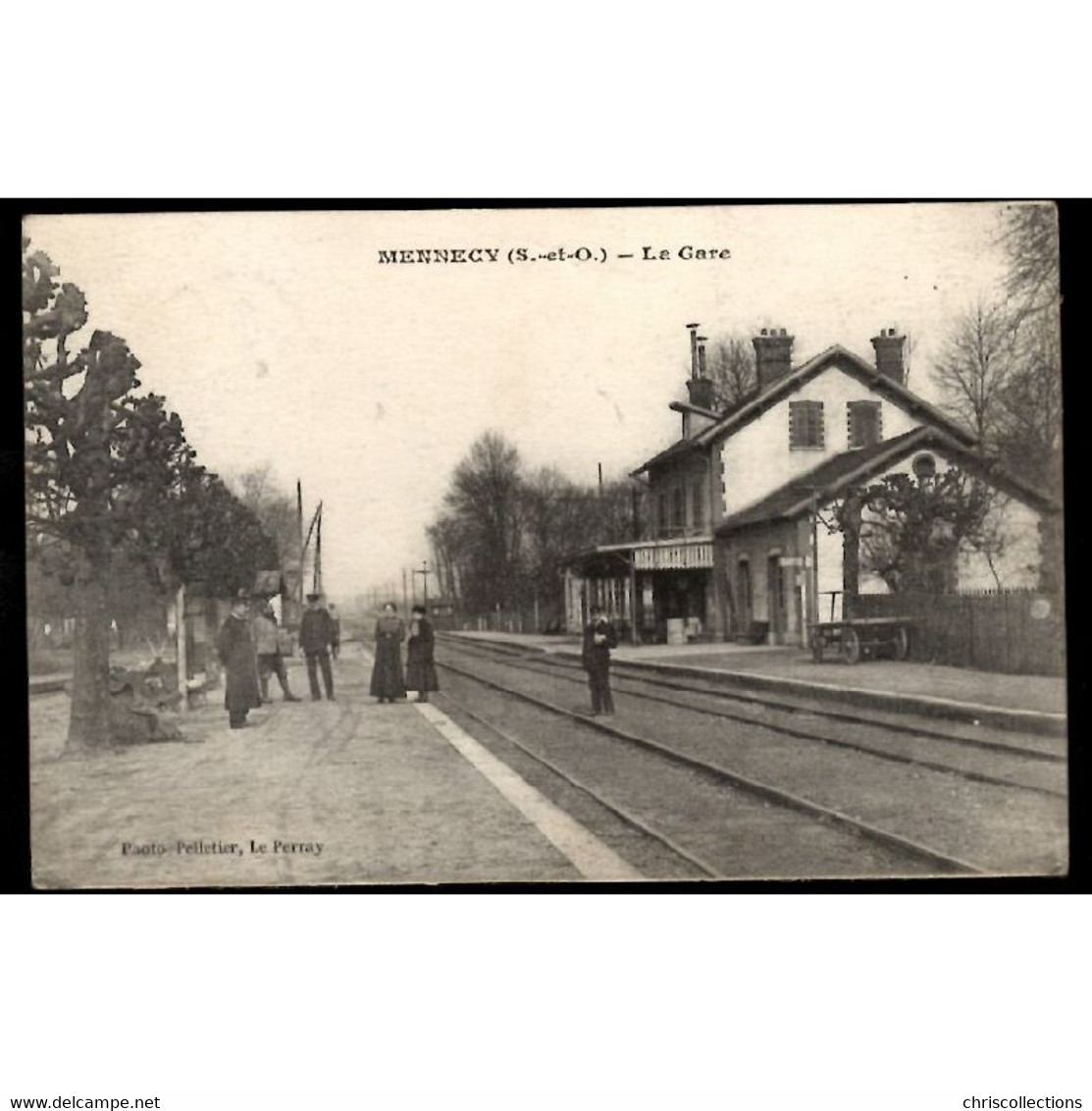 91 - MENNECY (Seine-et-Oise) - La Gare (Essone)