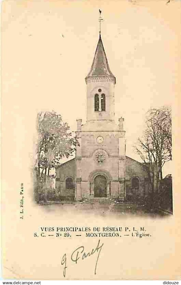 91 - Montgeron - L'Eglise - CPA - Voir Scans Recto-Verso