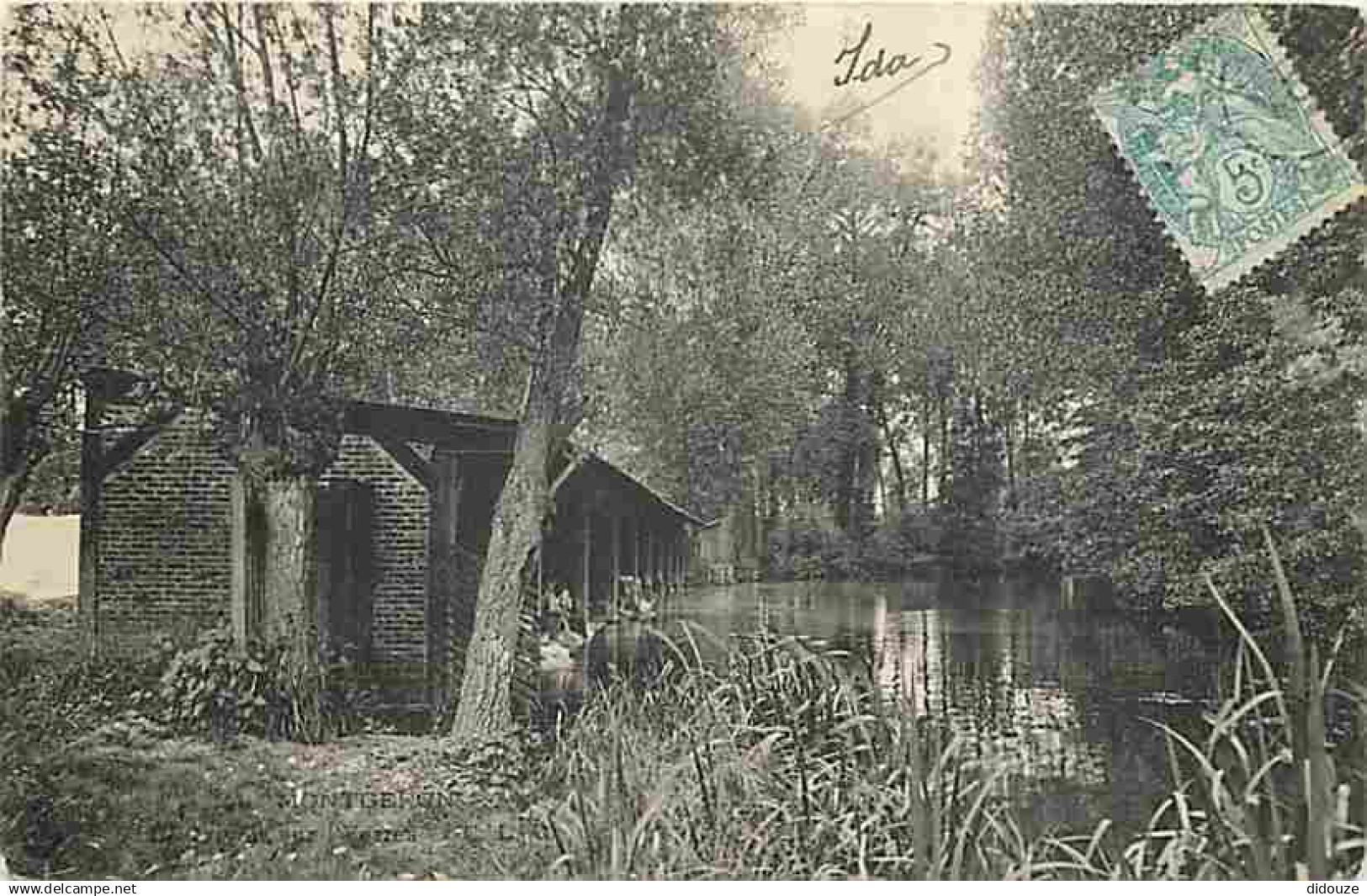 91 - Montgeron - Lavoir - Animé - CPA - Voir Scans Recto-Verso