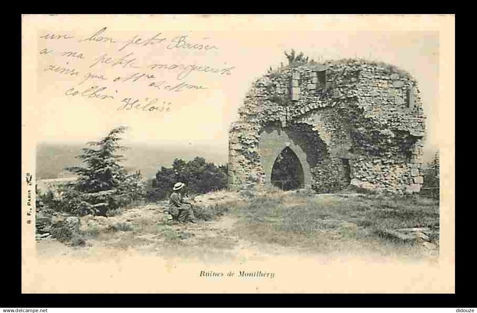 91 - Montlhéry - Ruines de Montlhéry - Animé - CPA - Voir Scans Recto-Verso