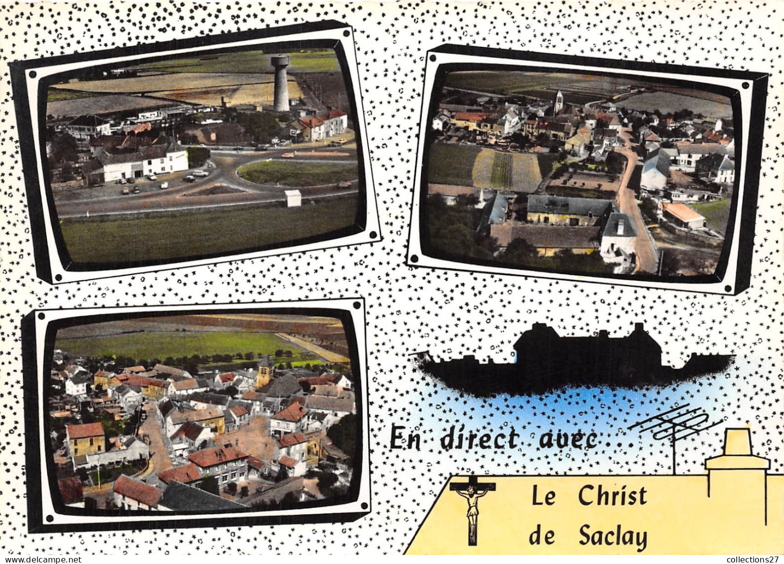 91-SACLAY- LE CHRIST DE SACLAY - MULTIVUES