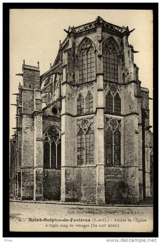 91 Saint-Sulpice-de-Favières eglise D91D K91540K C91578C RH087887