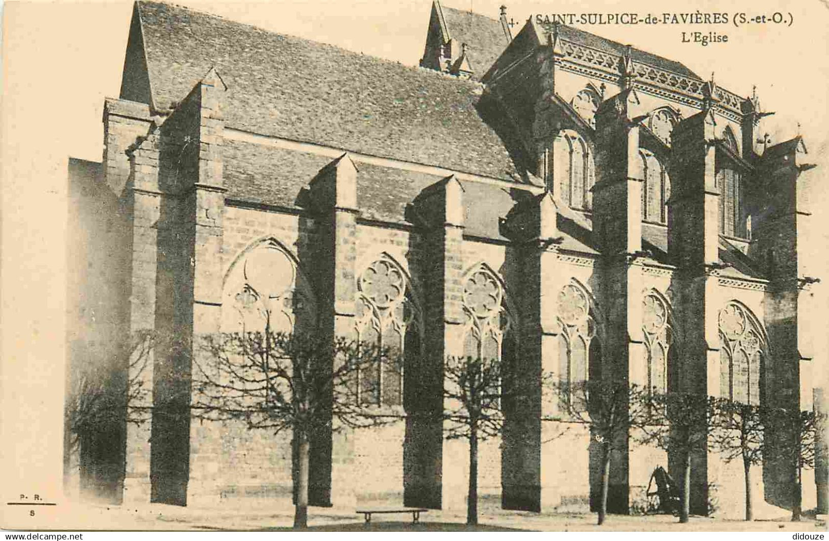 91 - Saint Sulpice de Favières - L'Eglise - CPA - Voir Scans Recto-Verso