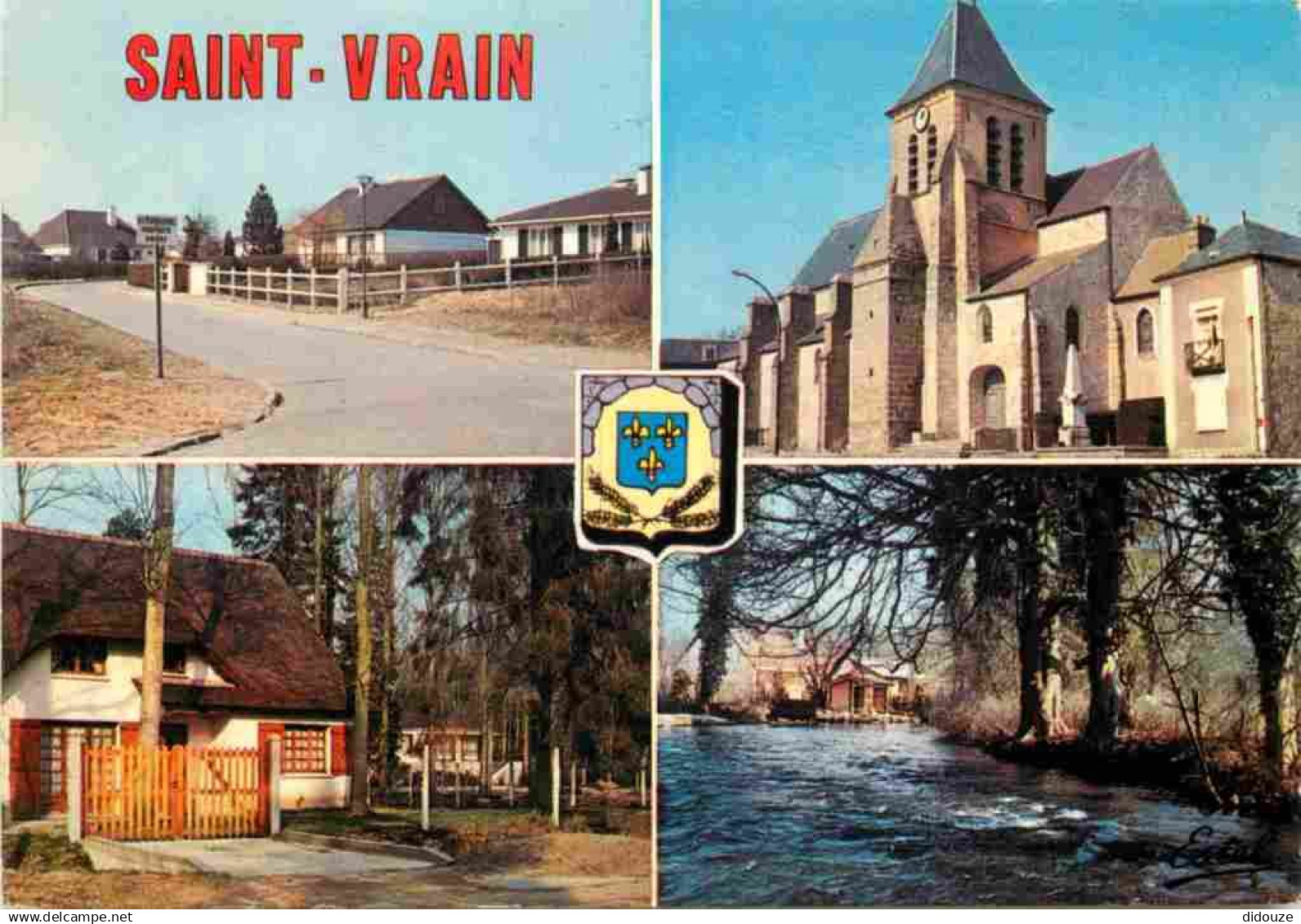 91 - Saint Vrain - Multivues - Blasons - CPM - Voir Scans Recto-Verso