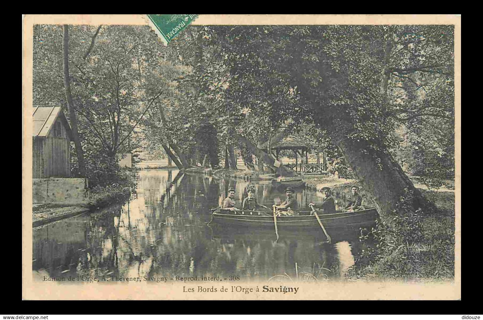 91 - Savigny sur Orge - Les Bords de l'Orge - Animée - CPA - Voir Scans Recto-Verso