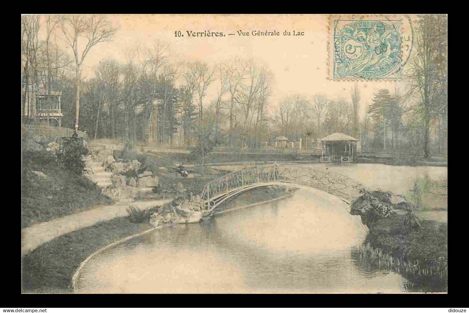 91 - Verrieres le Buisson - Vue Générale du Lac - CPA - Voir Scans Recto-Verso