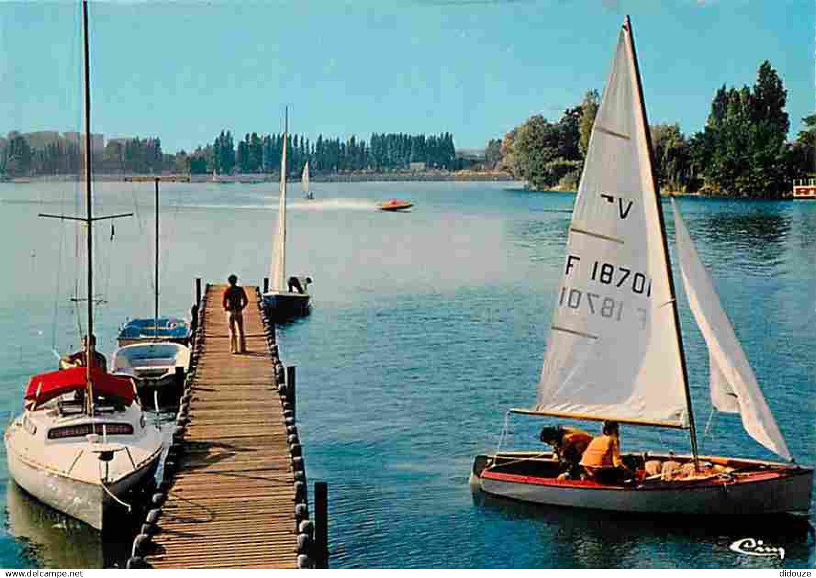 91 - Viry-Chatillon - Le lac - Voile - CPM - Voir Scans Recto-Verso