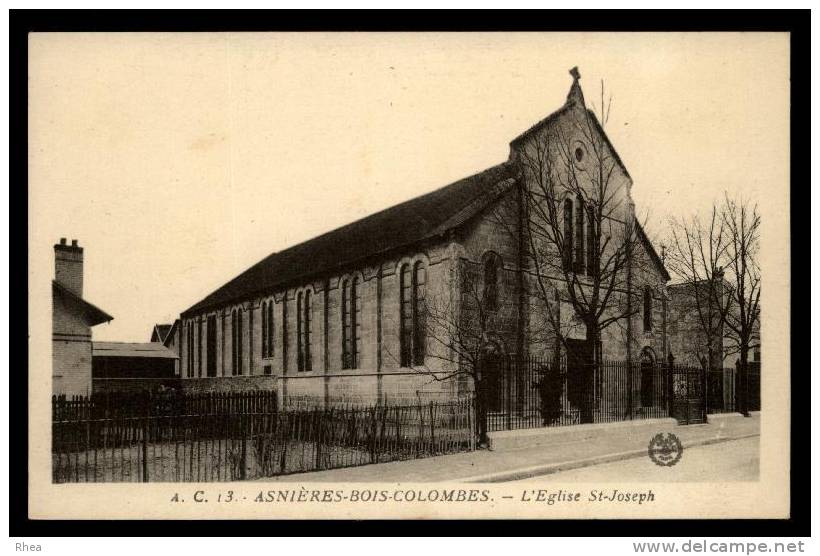 92 Asnières-sur-Seine eglise D92D K92004K C92004C RH088005