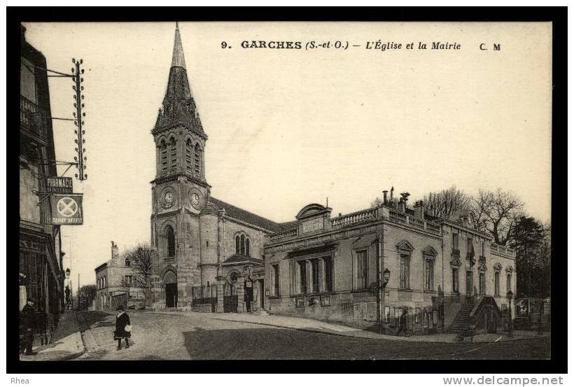 92 Garches eglise mairie D92D K92033K C92033C RH088473