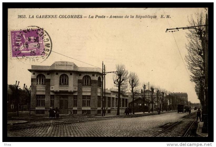 92 La Garenne-Colombes poste D92D C92035C RH088502