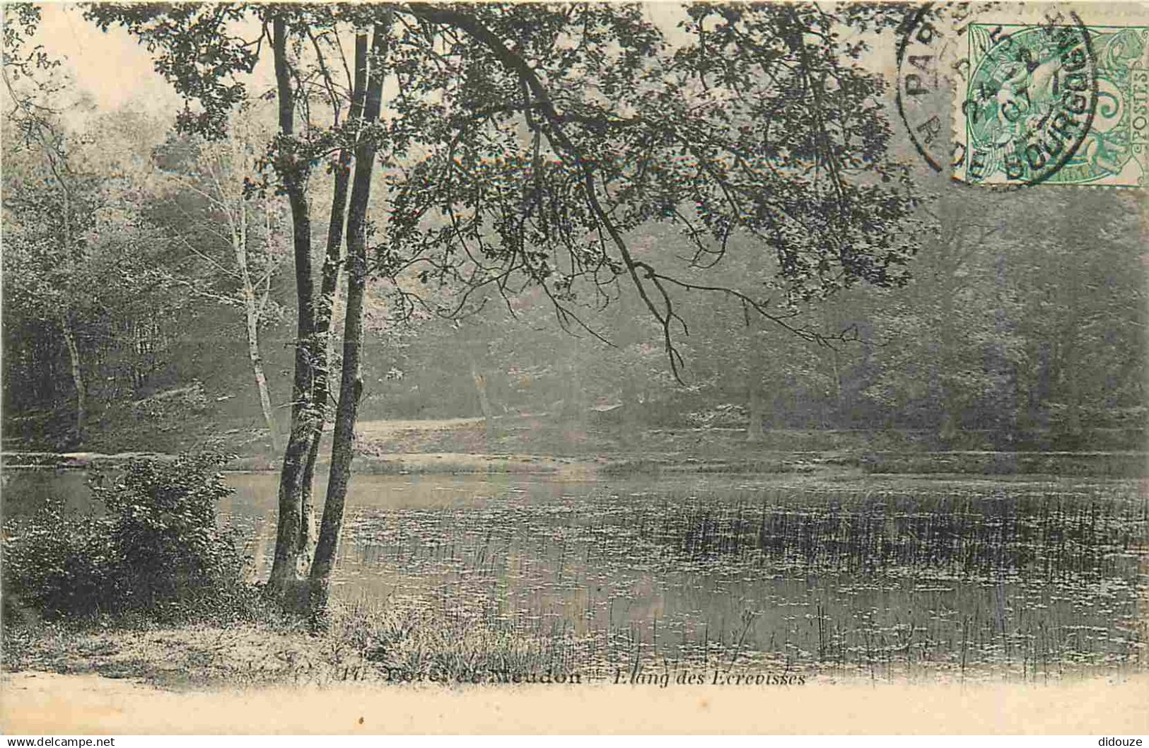 92 - Meudon - Bois de Meudon - Etang des Ecrevisses - CPA - Oblitération de 1907 - Voir Scans Recto-Verso