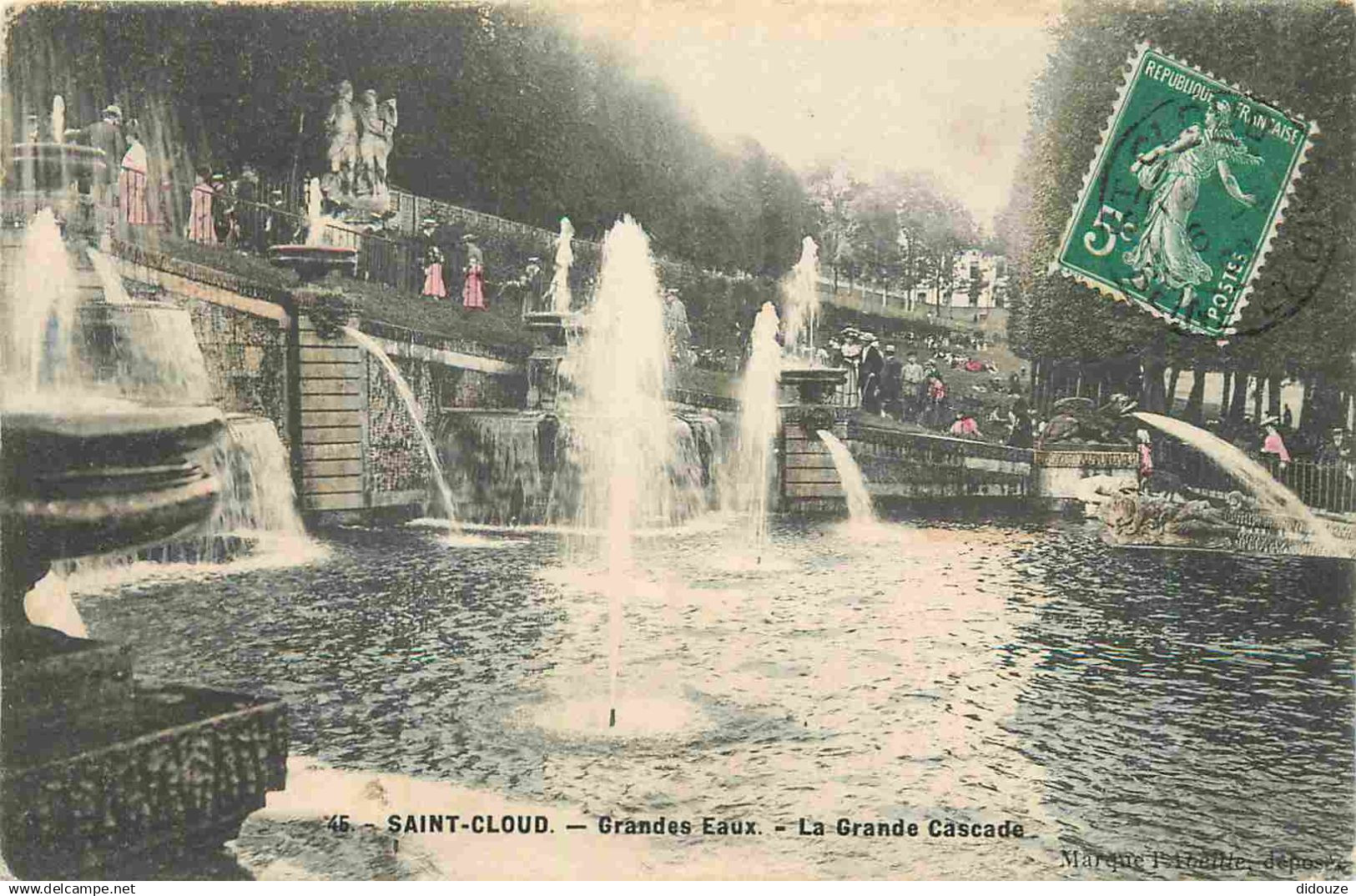 92 - Saint Cloud - Parc de Saint Cloud - La Grande Cascade - CPA - Voir Scans Recto-Verso