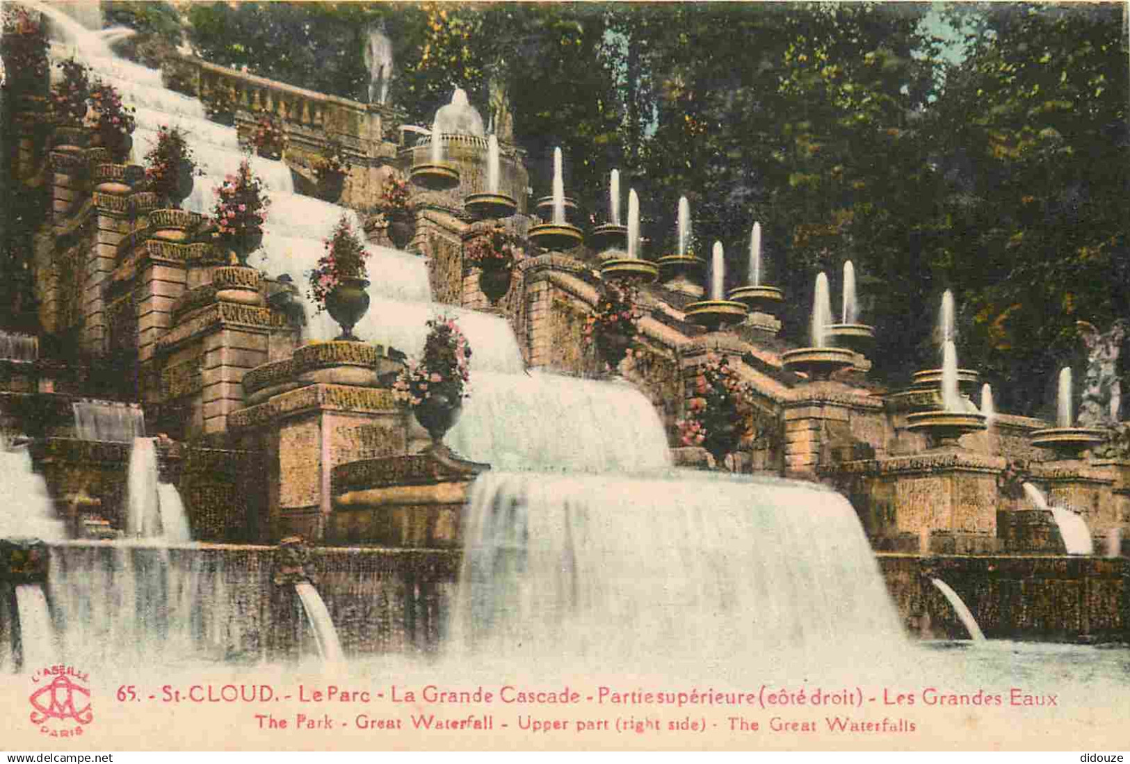 92 - Saint Cloud - Parc de Saint Cloud - La Grande Cascade - CPA - Voir Scans Recto-Verso