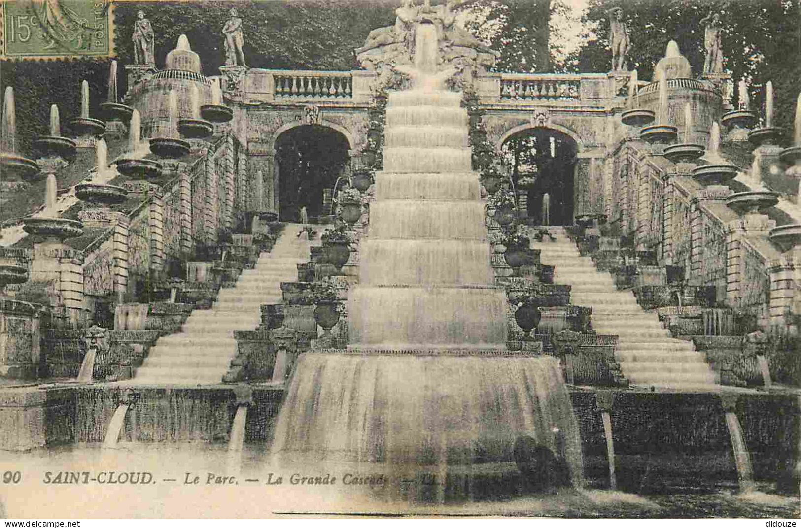 92 - Saint Cloud - Parc de Saint Cloud - La Grande Cascade - CPA - Voir Scans Recto-Verso