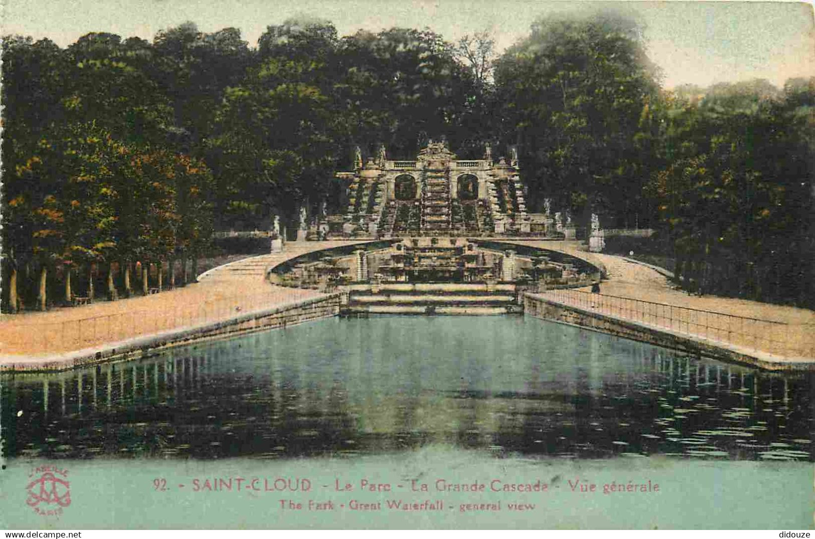 92 - Saint Cloud - Parc de Saint Cloud - La Grande Cascade - CPA - Voir Scans Recto-Verso