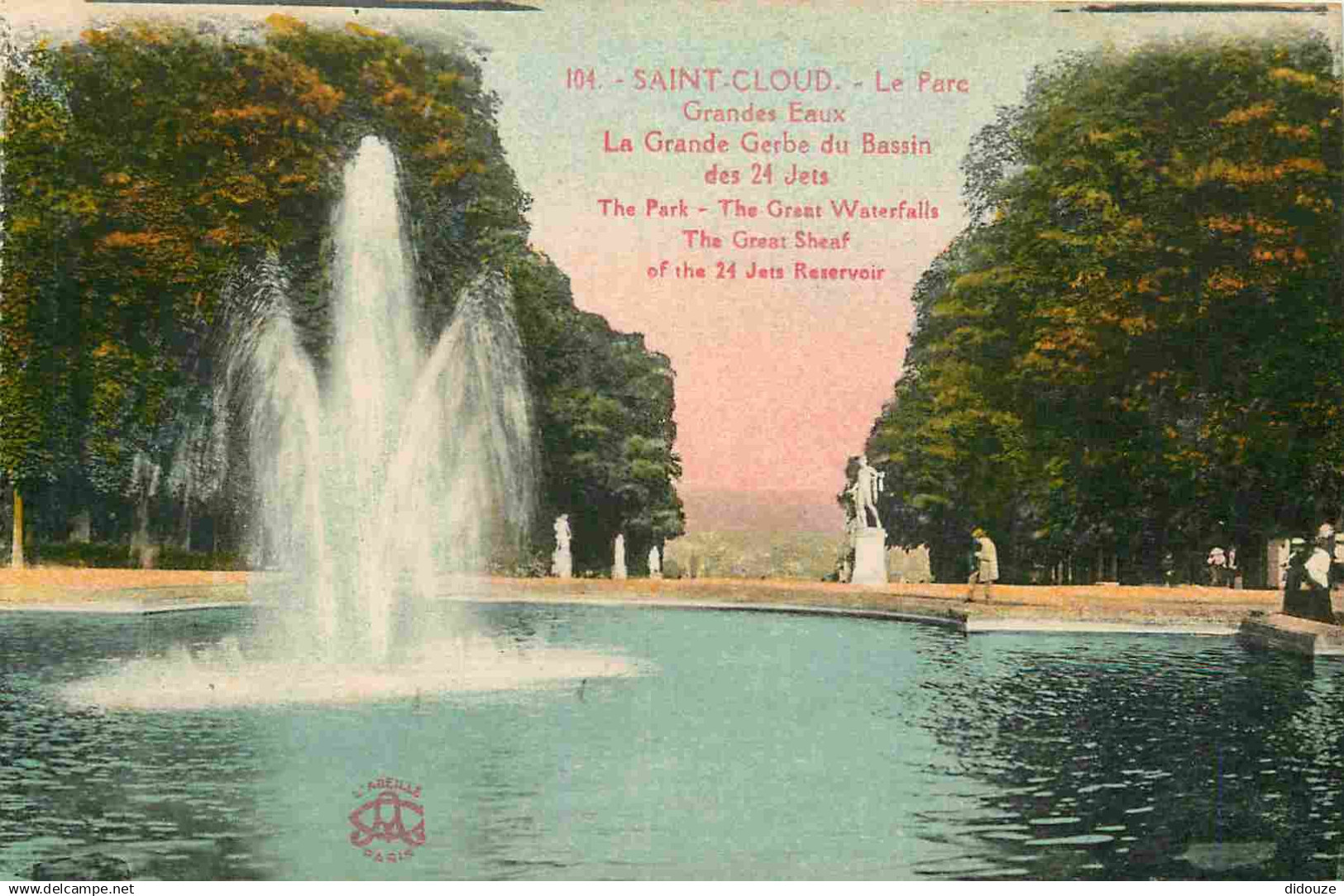 92 - Saint Cloud - Parc de Saint Cloud - Les Grandes Eaux - CPA - Voir Scans Recto-Verso