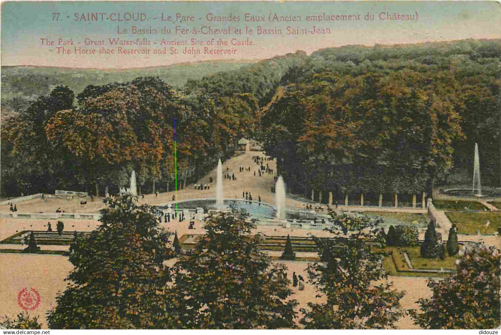 92 - Saint Cloud - Parc de Saint Cloud - Les Grandes Eaux - CPA - Voir Scans Recto-Verso