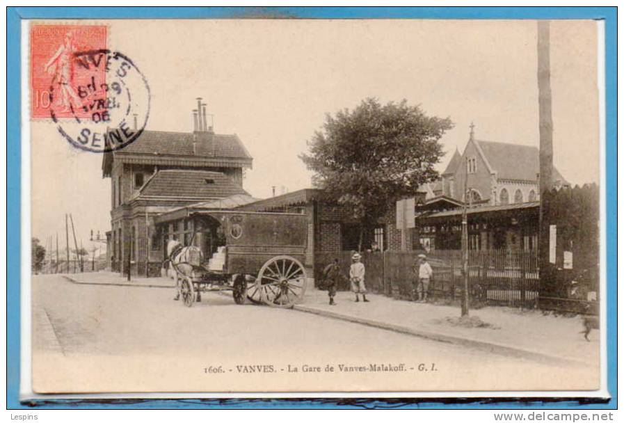 92 - VANVES --  La gare de Vanves Malakoff