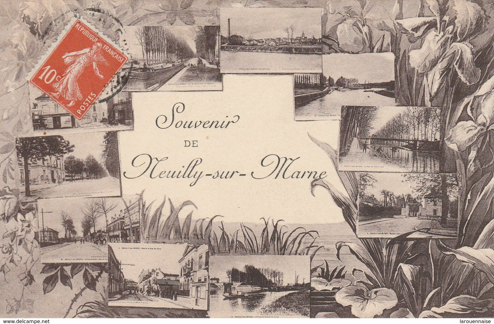 93 - NEUILLY SUR MARNE - Souvenir de Neuilly sur Marne