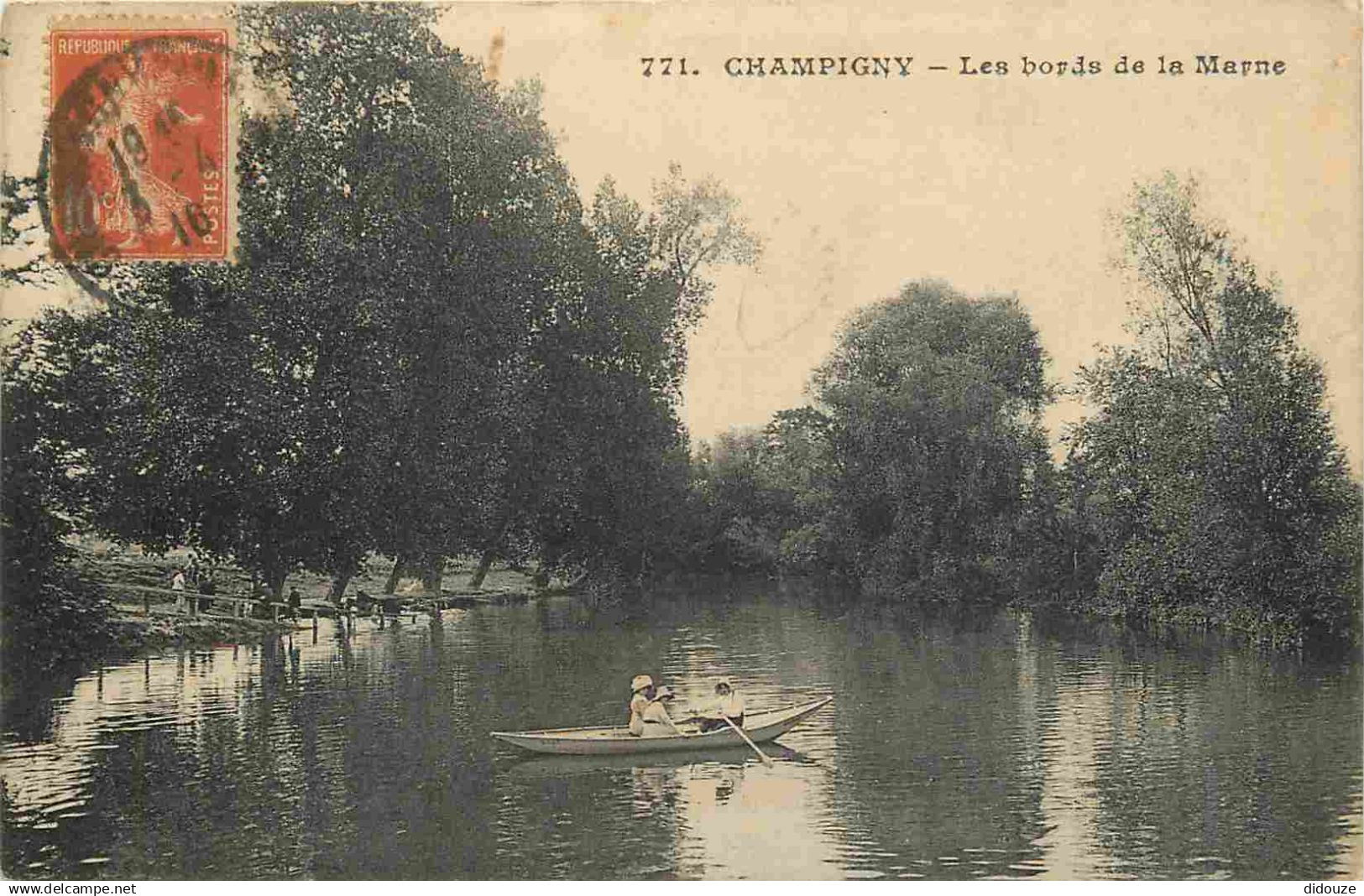 94 - Champigny sur Marne - Les Bords de la Marne - CPA - Voir Scans Recto-Verso