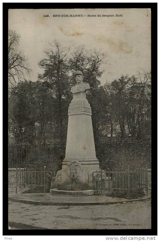 94 Champigny-sur-Marne statue hoff D94D K94015K C94017C RH089845