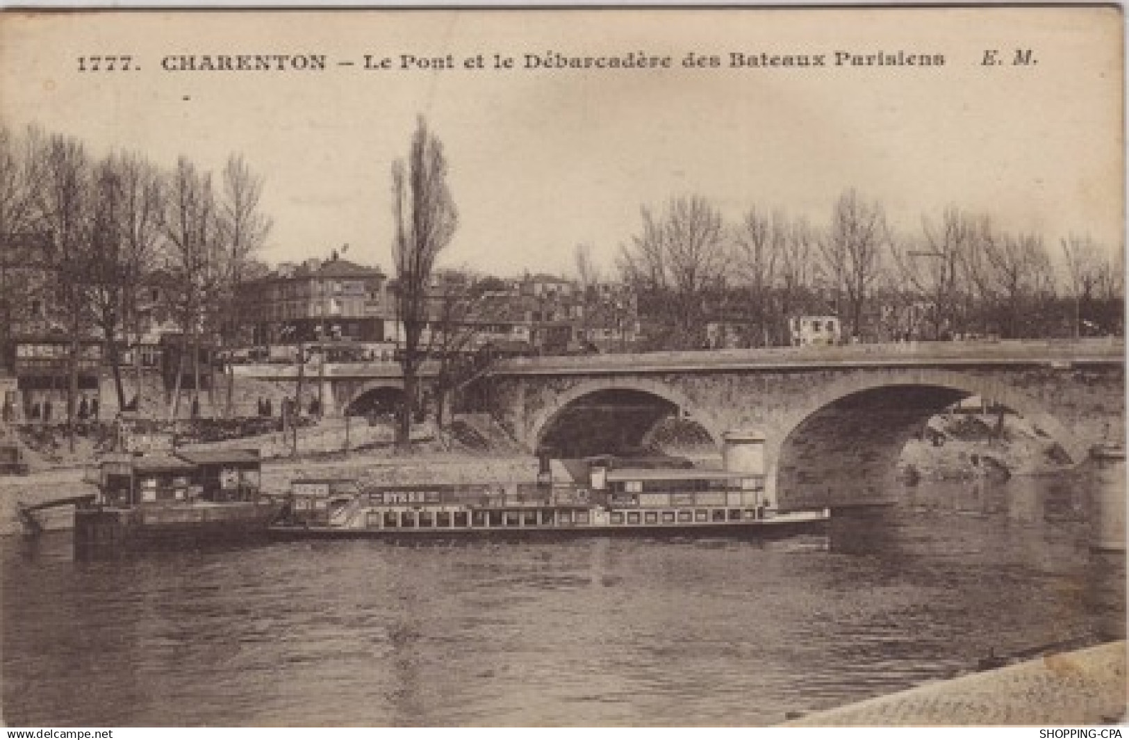 94 - Charenton - Le pont et le débarcadere