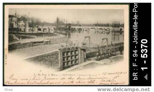 94 Joinville-le-Pont - 3 - Le Tour de Marne - JOINVILLE. L'Ecluse et le Pont - pont, ecluse - pont ecl /  D94D  C75042C