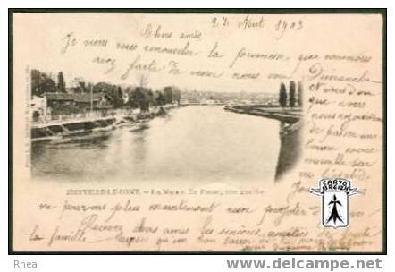 94 Joinville-le-Pont - JOINVILLE-LE-PONT - La Marne, Ile Fanac, rive gauche - cpa