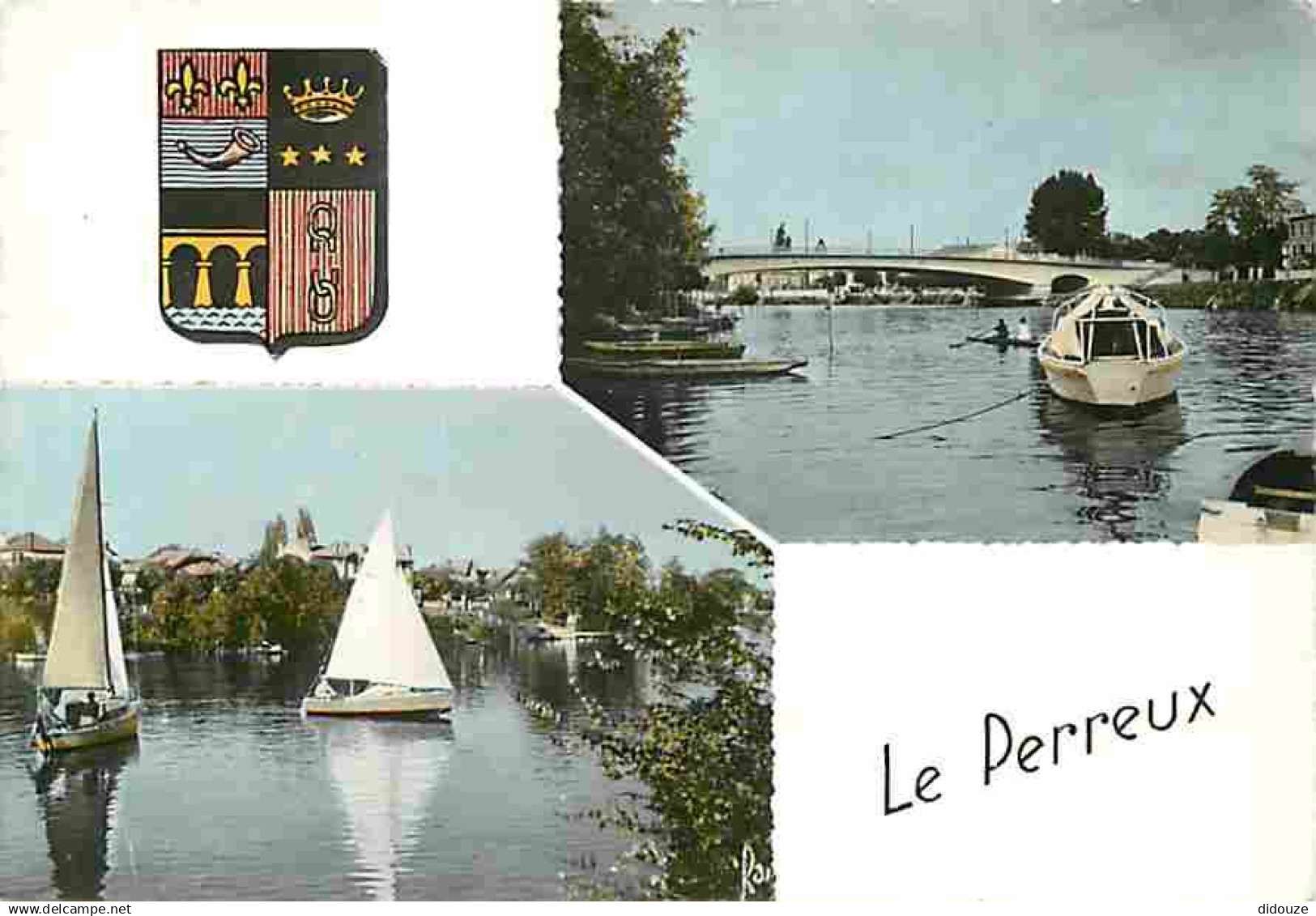 94 - Le Perreux sur Marne - Multivues - Voile - Bateaux - Blasons - CPM - Voir Scans Recto-Verso