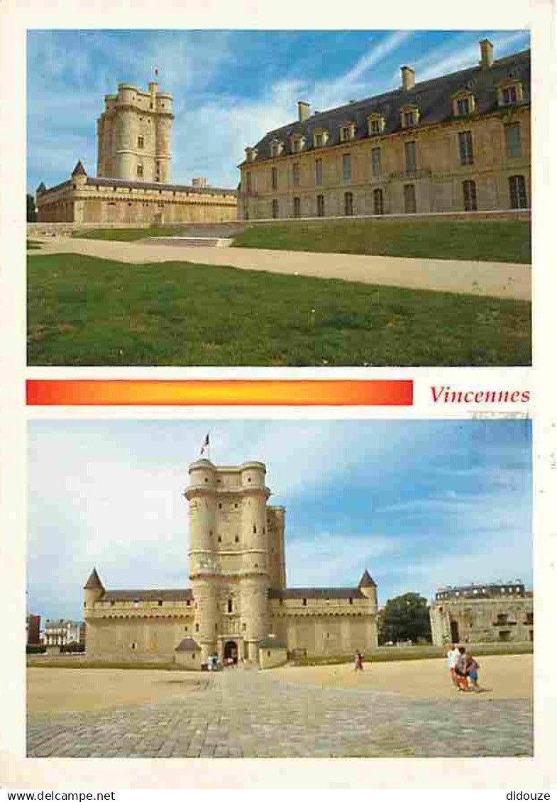 94 - Vincennes - Château de Vincennes - Multivues - Flamme Postale de Vincennes - CPM - Voir Scans Recto-Verso