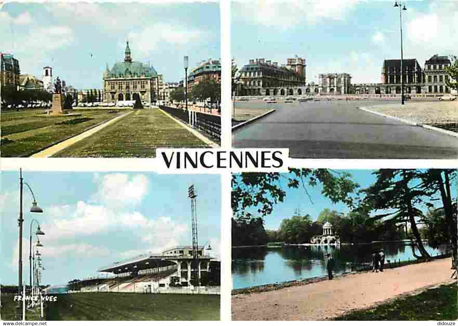 94 - Vincennes - Multivues - Le champ de courses - Flamme Postale de Vincennes - CPM - Voir Scans Recto-Verso