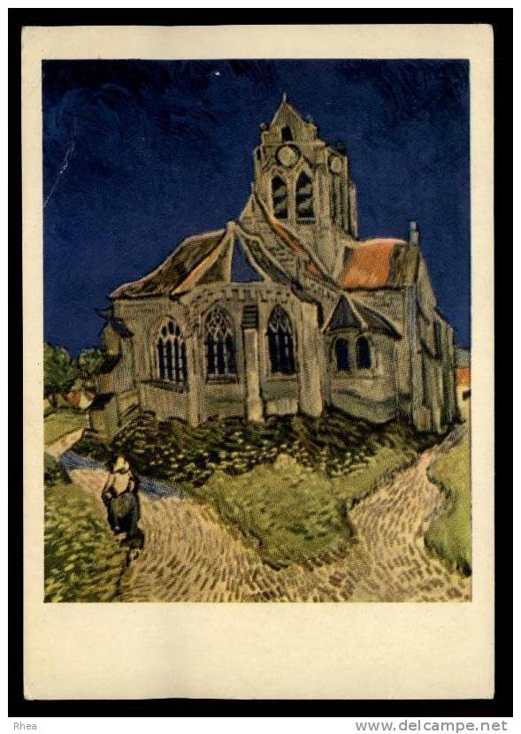 95 Auvers-sur-Oise eglise reproduction peinture musee D95D C95039C RH090635