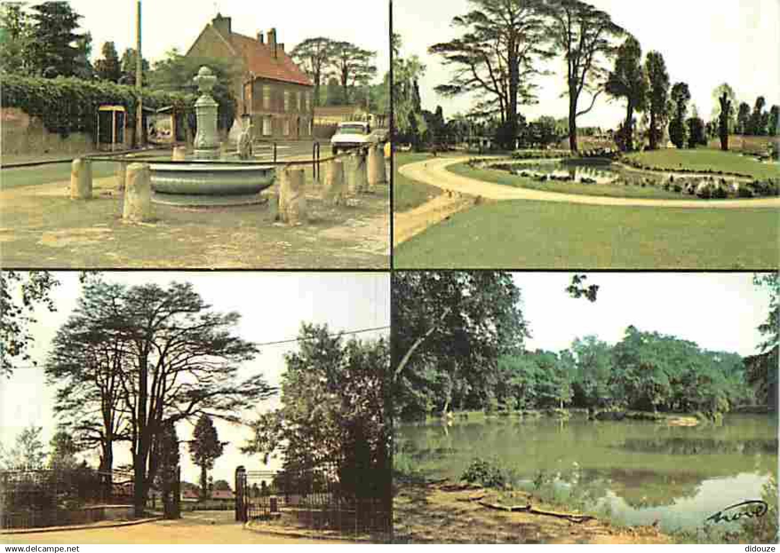 95 - Baillet en France - Multivues - Fontaine de 1610 - Etangs - Automobiles - CPM - Voir Scans Recto-Verso